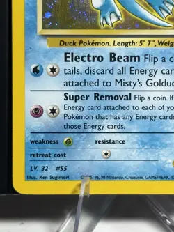 Misty's Golduck 12/132 Gym Challenge Unlimited Holo EN - Image 4