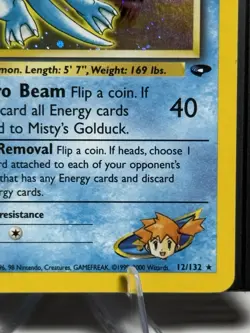 Misty's Golduck 12/132 Gym Challenge Unlimited Holo EN - Image 5