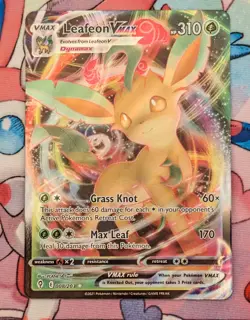 Pokemon TCG Pokemon Leafeon VMAX Leafeon Ultra Rare Holo - Image 1