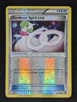 Gardevoir Spirit Link 101/114 Uncommon Steam Siege Pokemon Reverse Holo NM - Image 1