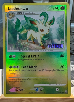 LEAFEON 24/100 Majestic Dawn PLATINUM STAMPED Burger King PROMO Pokemon TCG LP - Image 1