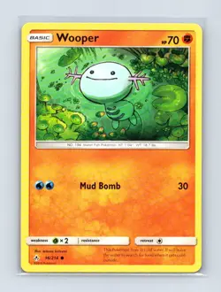 Wooper 96/214 Common Unbroken Bonds Pokemon Lightly Played - Image 1