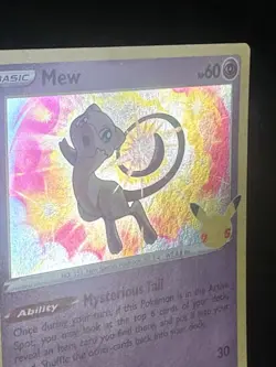 Pokemon Mew #011/025 Holo Rare Celebrations 25th Anniversary NM - Image 5