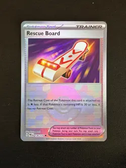 Rescue Board (Poke Ball Pattern) 126/131 Prismatic Evolutions Pokemon Holo LP - Image 1