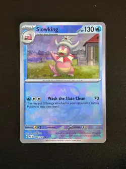 Slowking (Master Ball Pattern) 019/131 Prismatic Evolutions Pokemon Holo LP - Image 1