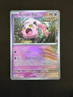 Scream Tail (Poke Ball) 042/131 Holo Prismatic Evolutions Pokemon Holo LP - Image 1