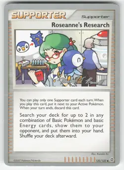 Roseanne's Research 125/132 Uncommon World Championship Decks Pokemon LP - Image 1
