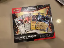 Pokemon TCG Meddling Sparks Premium Collection Box 12 Booster Packs - NEW SEALED - Image 1