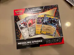 Pokemon TCG Meddling Sparks Premium Collection Box 12 Booster Packs - NEW SEALED - Image 2