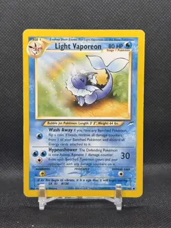 Light Vaporeon - 52/105 - Pokemon Neo Destiny Unlimited Card WOTC - Image 1