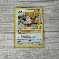 Cleffa Pokemon Celebrations Classic Collection Holo Card 20/111 NM Condition - Image 1