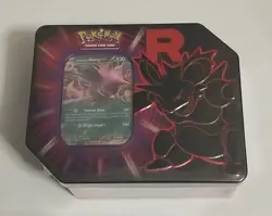 Pokemon TCG Scarlet & Violet Destined Rivals Team Rocket’s Nidoking ex Tin /New - Image 1