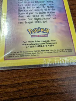 Ancient Mew SEALED - Pokemon The Movie 2000 Promo - Corrected Var - NM Holofoil - Image 3