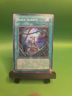Yugioh Black Garden CSOC-EN048 1st Edition Super Rare Crossroads Chaos LP/ - Image 1