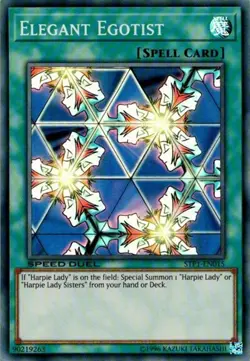1x Elegant Egotist - Unlimited NM Eng YuGiOh - Speed Duel TP1 - Image 1