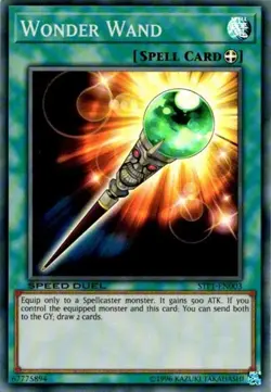 1x Wonder Wand - Unlimited NM Eng YuGiOh - Speed Duel TP1 - Image 1
