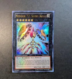 Yugioh Number 72 Shogi Rook YZ05-EN001 Limited Edition Ultra Rare Played - Image 2