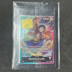 Monkey D Luffy EB02-010 Leader Sound Loader Promo One Piece Card English SEALED - Image 1