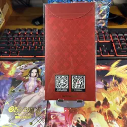New Sealed One Piece Card Game 2025 Lunar New Year Red Packet Boa Hancock Promo - Image 4