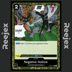 Negative Hollow - OP06-097 - Foil Rare - Wings of the Captain - One Piece - NM/M - Image 1