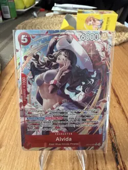 ALVIDA OP15-003 ALTERNATE ART RARE N/M ONE PIECE CARD GAME - Image 1