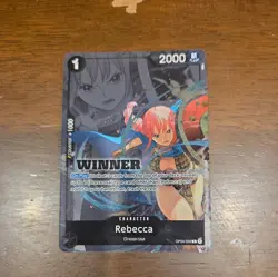 One Piece TCG, Rebecca OP04-092 R (Winner Pack 2025 Vol 2 Alt Art), NM - Image 1
