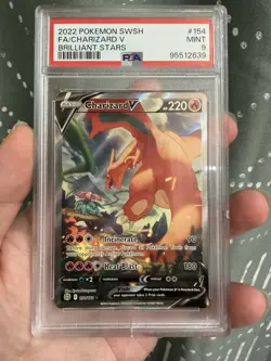 Charizard V (Alternate Full Art) 154/172 Swsh09: Brilliant Stars Holo - Image 1