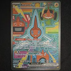 Pokemon Rotom ex Ultra Rare Full Art Holo Stellar Crown English HP 190 126/094 - Image 1