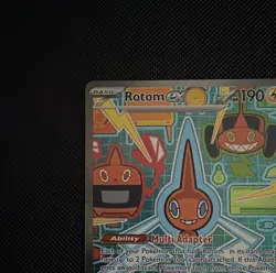 Pokemon Rotom ex Ultra Rare Full Art Holo Stellar Crown English HP 190 126/094 - Image 2