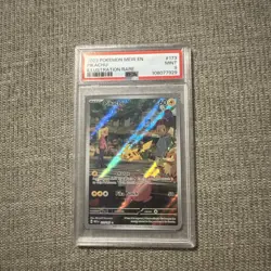 2023 POKEMON MEW EN-151 ILLUSTRATION RARE #173 PIKACHU PSA 9 - Image 1