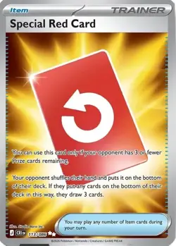 Special Red Card - 113/086 Full Art Pokemon TCG ENGLISH Chaos Rising - Image 1