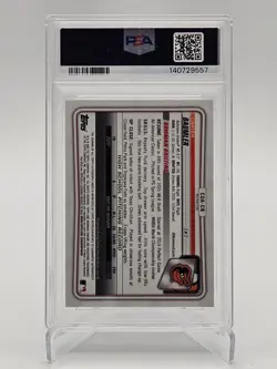 2020 Bowman Draft 1st Bowman Carter Baumler AUTO #CDACB Refractor /499 PSA 10 - Image 2