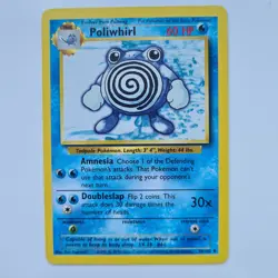 Poliwhirl 38/102 Uncommon Base Set Pokemon Card WOTC 1999 LP - Image 1