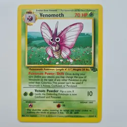 Venomoth 29/64 Rare Non-Holo Jungle Pokemon Card WOTC 1999 NM - Image 1