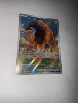 Tauros 096/086 Paldea Evolved Reverse Holo Common English 2023 130 HP Card - Image 3