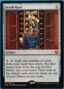 Scroll Rack Commander Legends NM Artifact Mythic Rare CARD (520853) ABUGames - Image 1