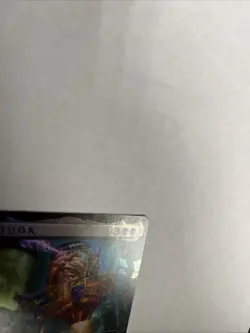 M.O.D.O.K Extended Art Foil Superheroes Card #0408 MTG LP - Image 3
