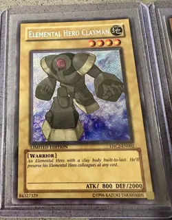 YuGiOh TCG Elemental Hero Clayman Elemental Hero Collection 2 EHC2EN002 & More - Image 2