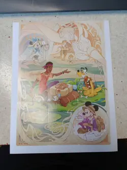 Wilds Unknown Lorcana - 9 Puzzle/Lore card set. Complete - Image 1