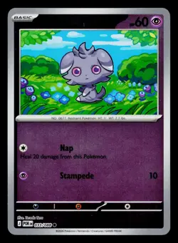 Pokemon TCG Espurr Common Reverse Holo Card - Image 1