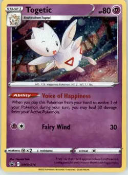 Togetic - Cosmos Holo - SWSH: Sword & Shield Promo Cards - SWSH276 - Holo LP - Image 1