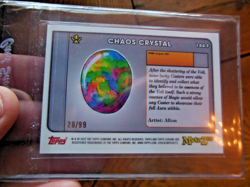 MetaZoo Topps Chrome Chaos Crystal Green Refractor Card Cryptid Camera 28/99 - Image 2