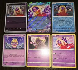 6 Smoochum & Jynx Cards Including Jynx EX 124/165 - Image 1
