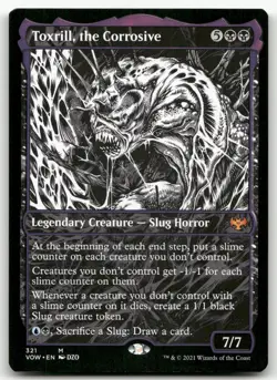Toxrill, the Corrosive (Showcase) #321 (NM) Crimson Vow VOW Magic MTG - Image 1