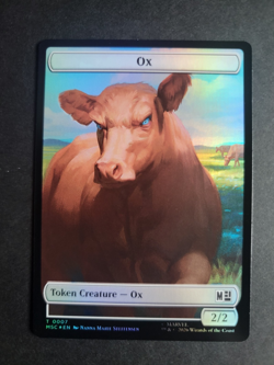Ox / Vibranium (Foil) Token MTG Marvel Super Heroes - Image 1