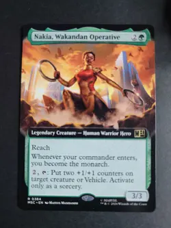 Nakia, Wakandan Operative (Extended Art) Rare Marvel Super Heroes Commander - Image 1
