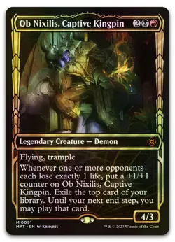 Ob Nixilis, Captive Kingpin (Showcase) #91 (Foil) NM March of the Machine - Image 1