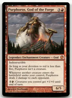 Purphoros, God of the Forge #135 (LP) Theros THS Magic MTG - Image 1
