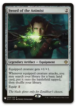 Sword of the Animist (E01) #89 (NM) List Reprints LIST LIST Magic MTG - Image 1