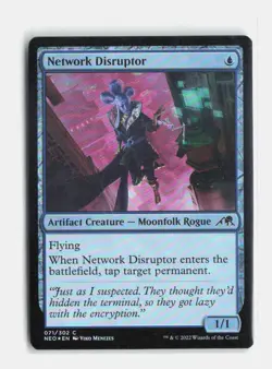 Network Disruptor 71 Foil Kamigawa: Neon Dynasty MTG LP - Image 1